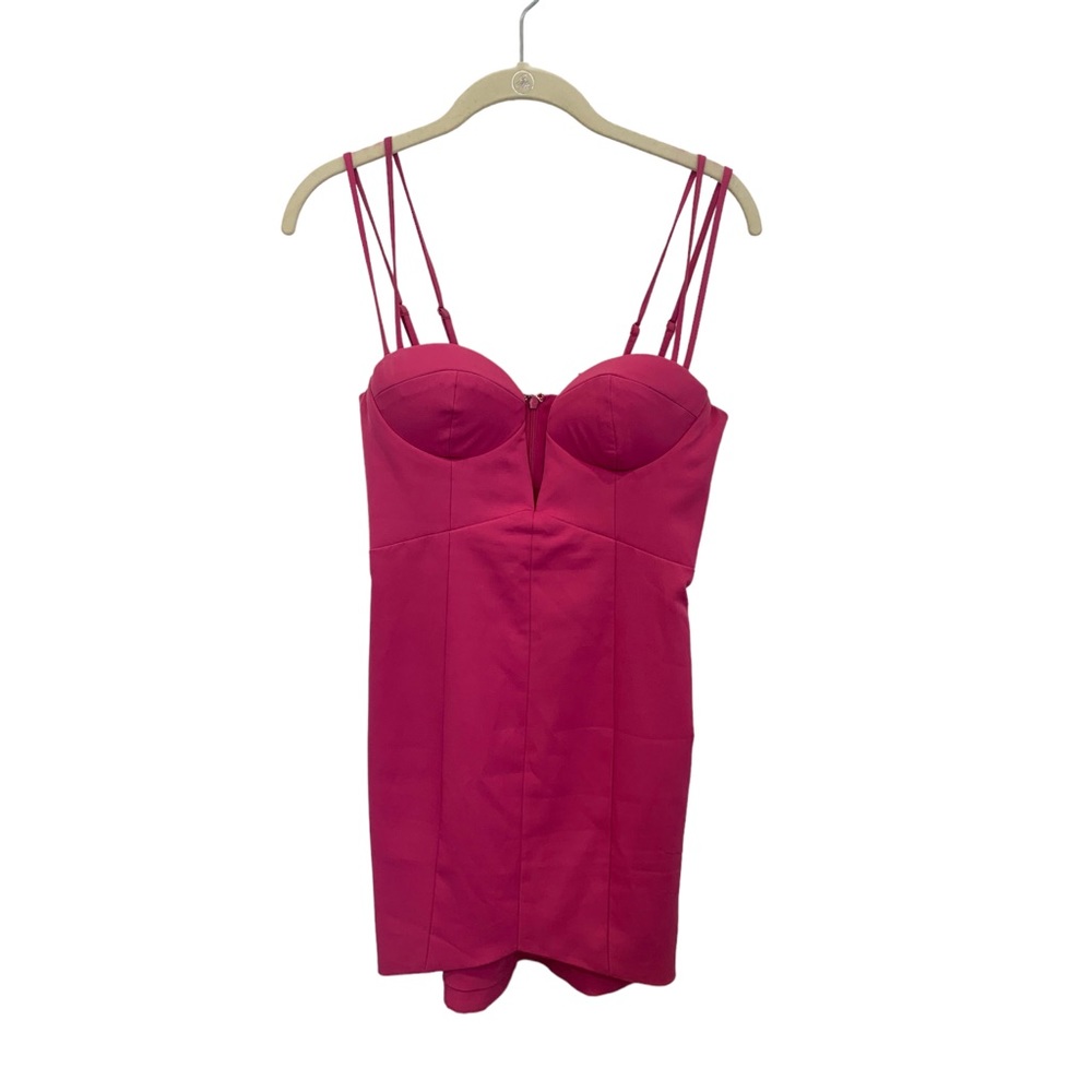NBD Corset Fuchsia Mini Dress - Picture 2 of 7